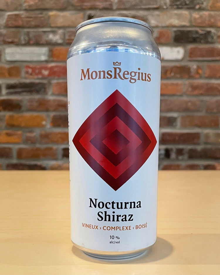 Nocturna Shiraz - Noire - MonsRegius - Beau Dégât Bièrerie de Quartier