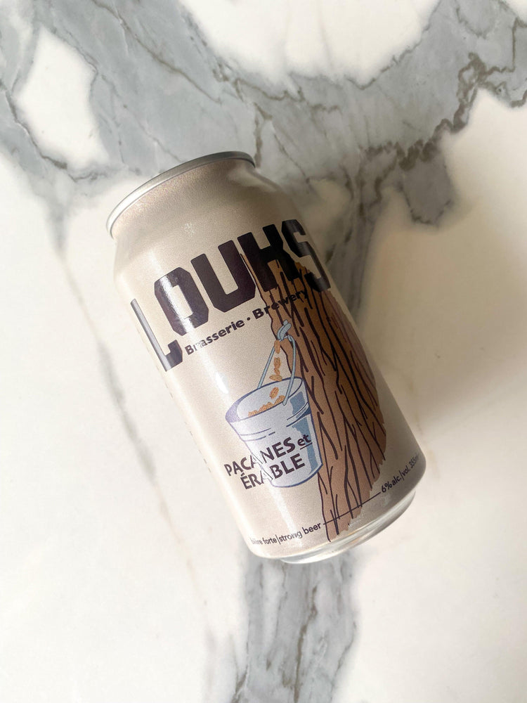 Pacanes et Érables - Ambrée - Brasserie Louks - Beau Dégât Bièrerie de Quartier
