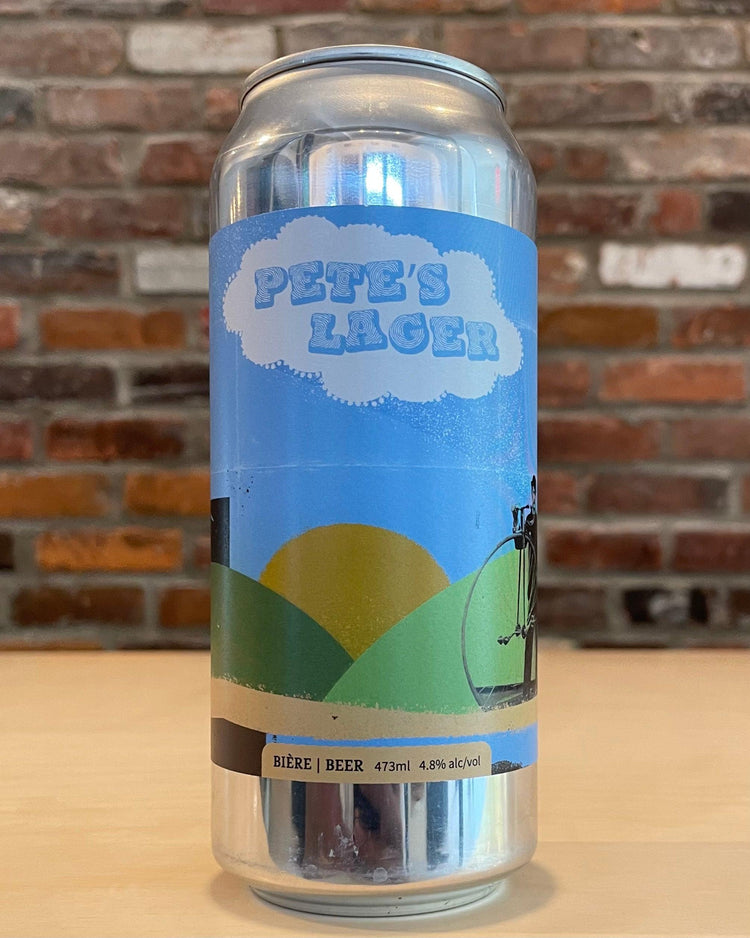 Pete's Lager - Soif - Brasserie Sir John Co. - Beau Dégât Bièrerie de Quartier