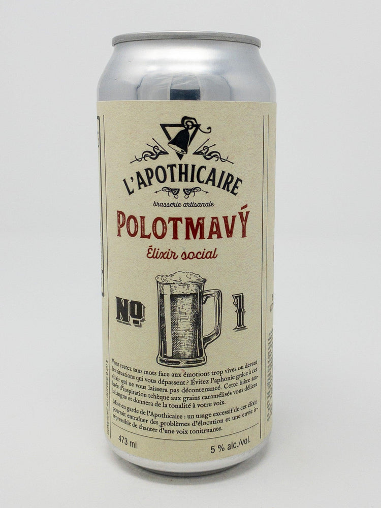 Polotmavy - Soif - Brasserie L'Apothicaire - Beau Dégât Bièrerie de Quartier