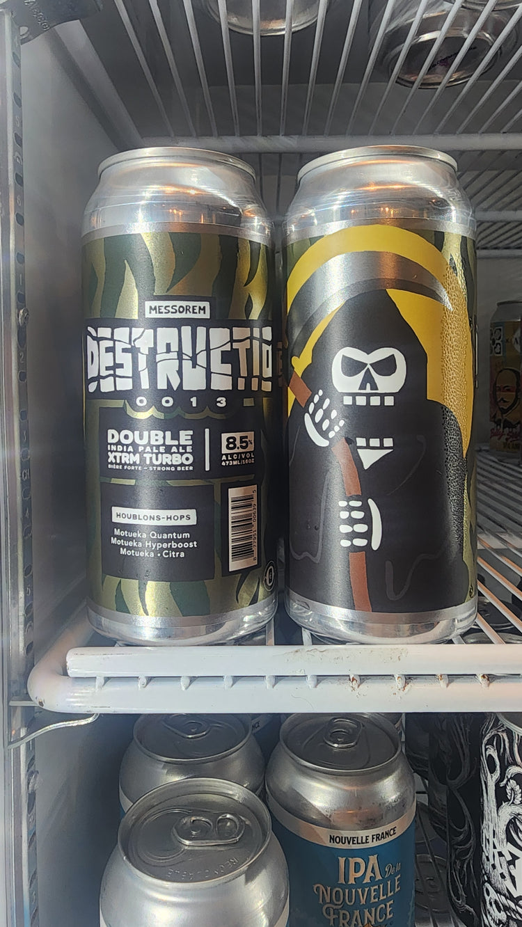 Canette de Destructio 0013, double IPA de Messorem
