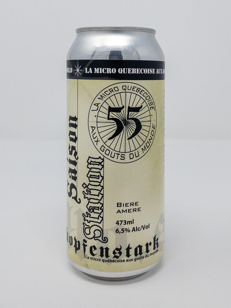 Saison Station 55 - Houblonnée - Hopfenstark - Beau Dégât Bièrerie de Quartier