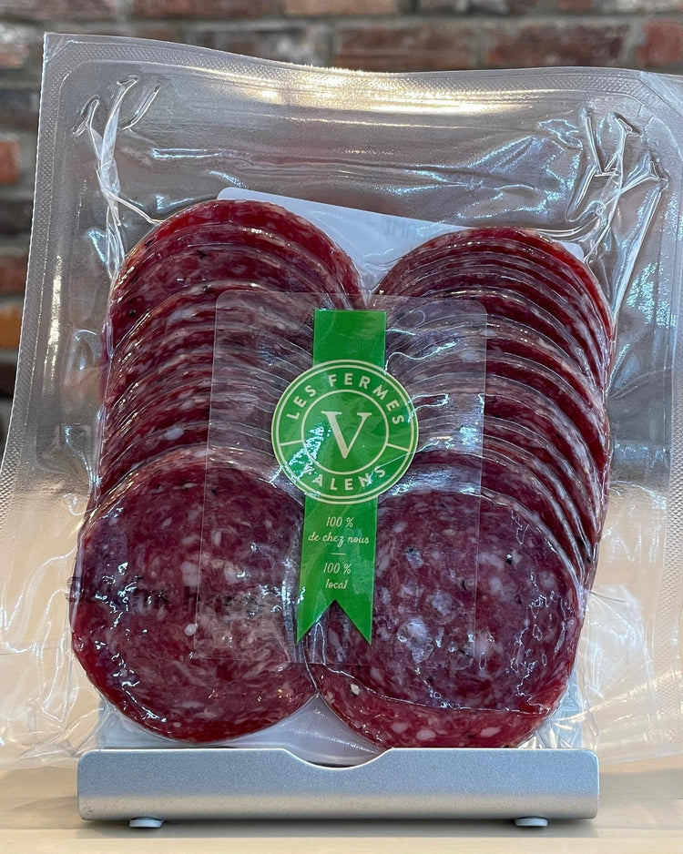 Salami Hongrois - Prêt à Manger - Les Fermes Valens - Beau Dégât Bièrerie de Quartier