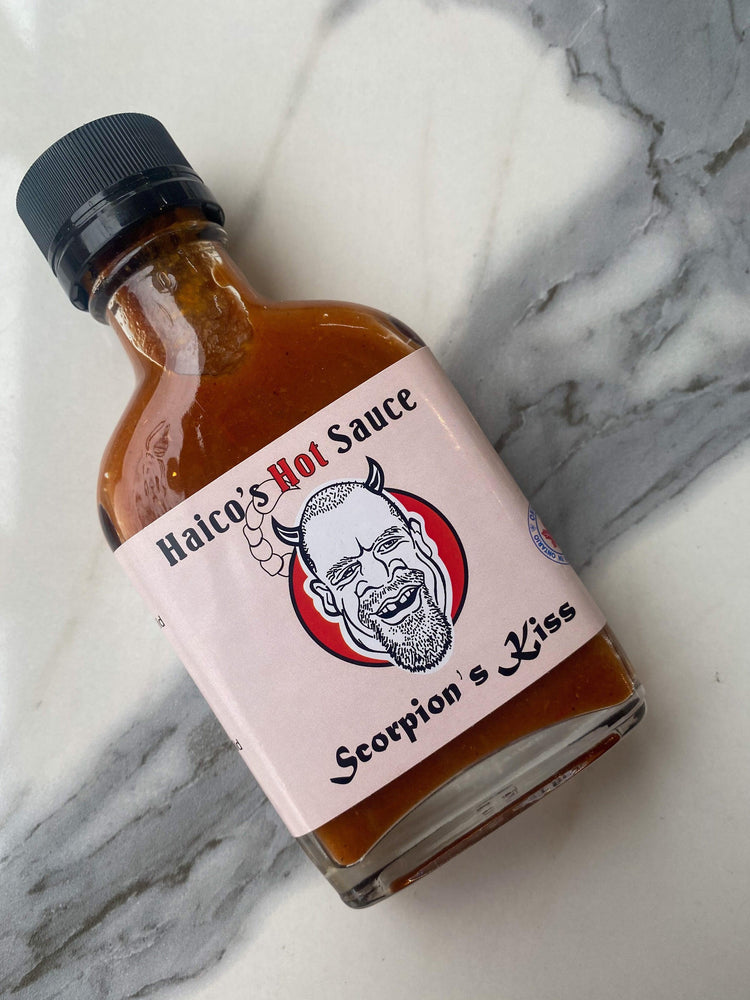 Scorpions Kiss - Sauce Piquante - Haico’s Hot Sauce - Beau Dégât Bièrerie de Quartier
