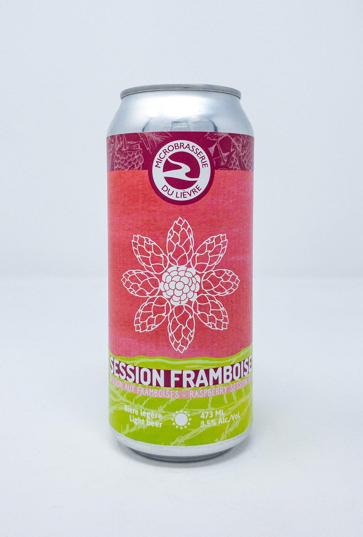 Session Framboise - Blanche - Microbrasserie Du Lièvre - Beau Dégât Bièrerie de Quartier