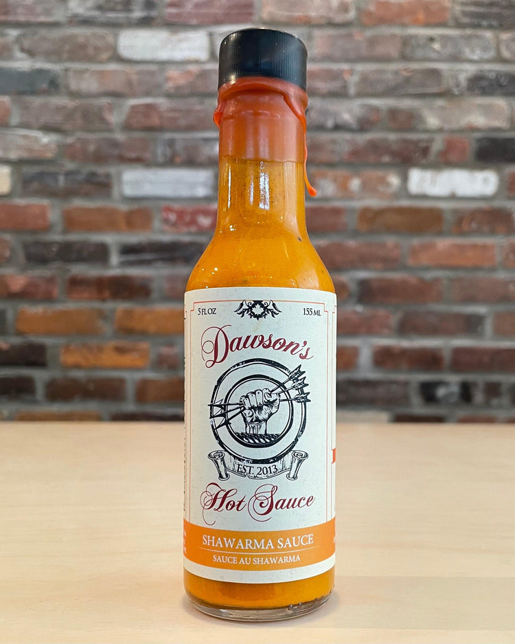 Shawarma Sauce - Sauce Piquante - Dawson's Hot Sauce - Beau Dégât Bièrerie de Quartier
