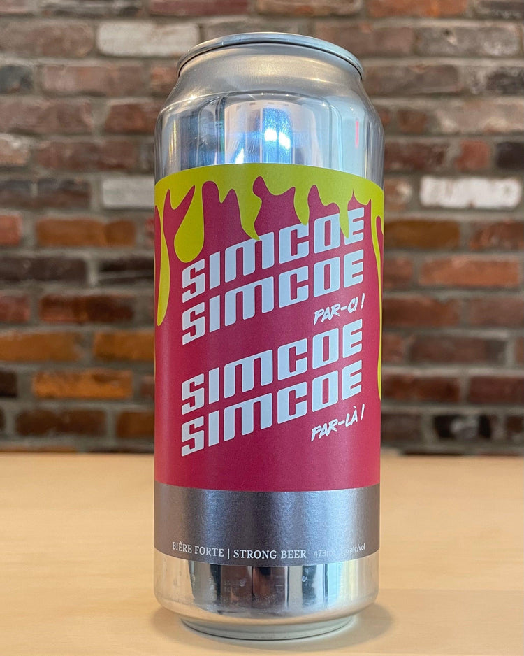 Simcoe Simcoe Par-Ci SImcoe SImcoe Par-Là - Houblonnée - Brasserie Sir John Co. - Beau Dégât Bièrerie de Quartier