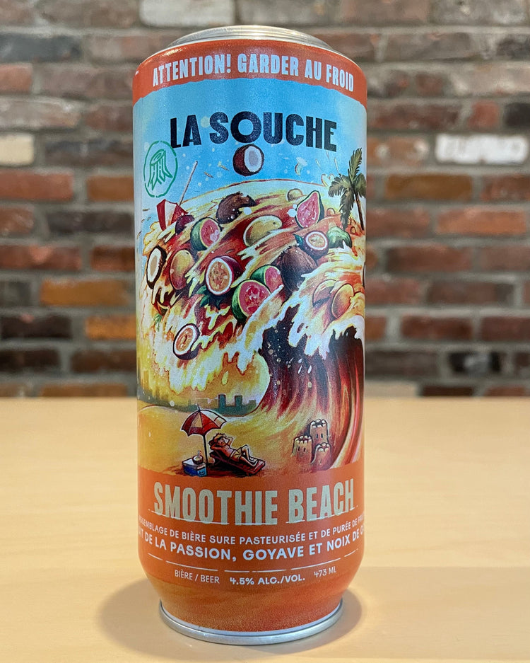 SMOOTHIE BEACH FRUITS DE LA PASSION, GOYAVE ET NOIX DE COCO - Sure - La Souche - Beau Dégât Bièrerie de Quartier