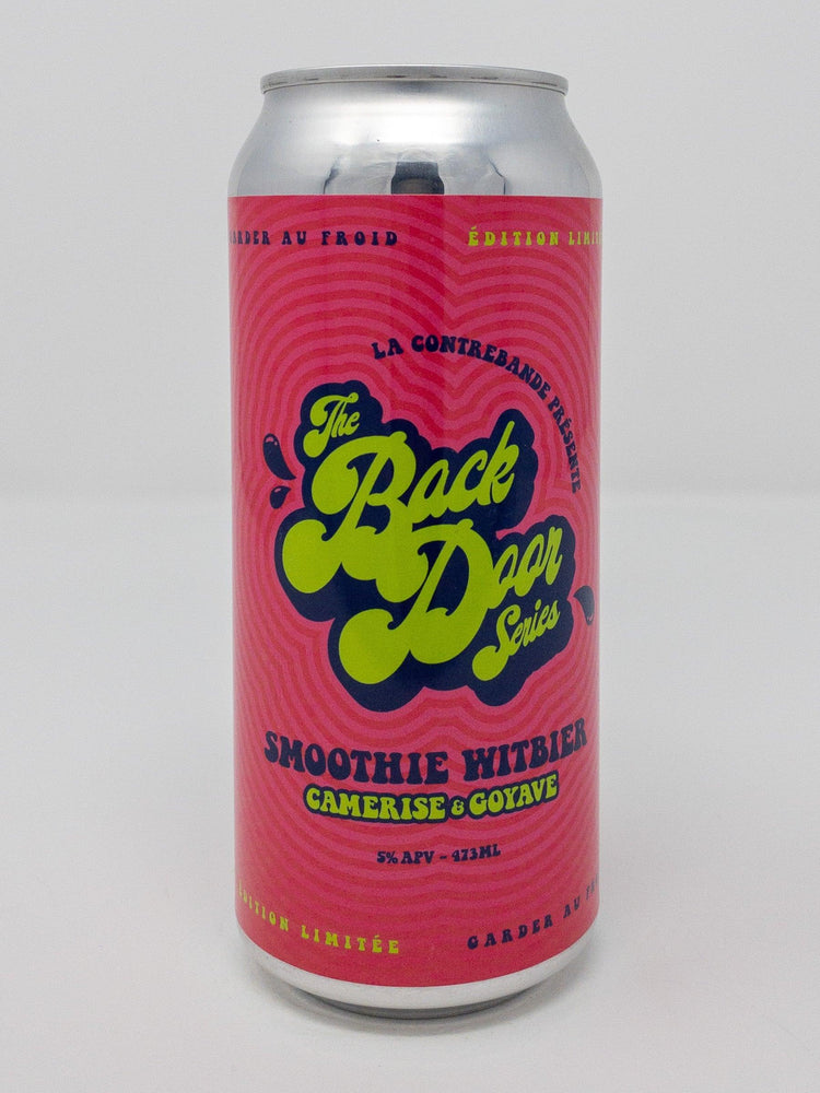 Smoothie Witbier Camerise et Goyave - Complexe - Contrebande - Beau Dégât Bièrerie de Quartier