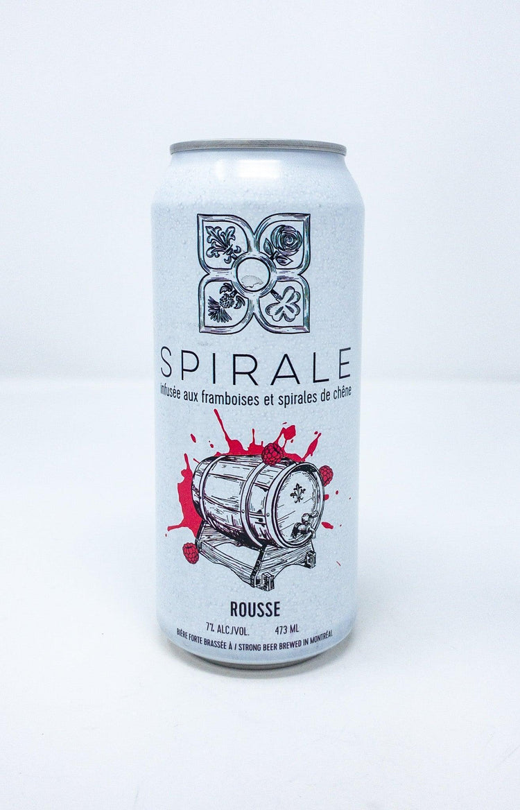Spirale (framboise) - Ambrée - 4 Origines - Beau Dégât Bièrerie de Quartier