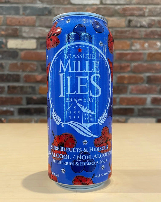 Sûre Bleuets & Hibiscus (Sans-Alcool) - Sans Alcool, Sûre - Milles Îles - Beau Dégât Bièrerie de Quartier