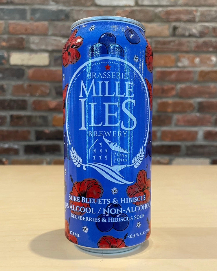Sûre Bleuets & Hibiscus (Sans-Alcool) - Sans Alcool, Sûre - Milles Îles - Beau Dégât Bièrerie de Quartier