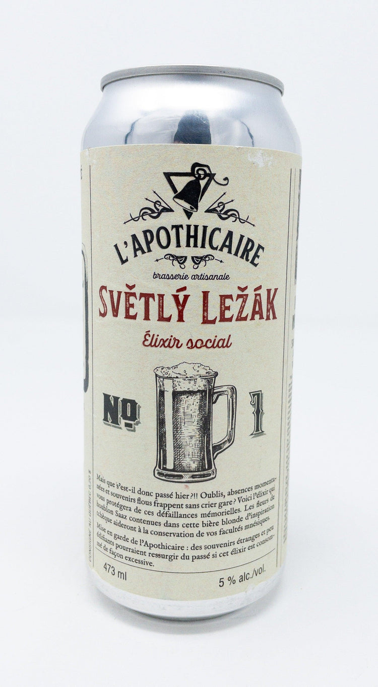 Svetly Lezak - Soif - Brasserie L'Apothicaire - Beau Dégât Bièrerie de Quartier