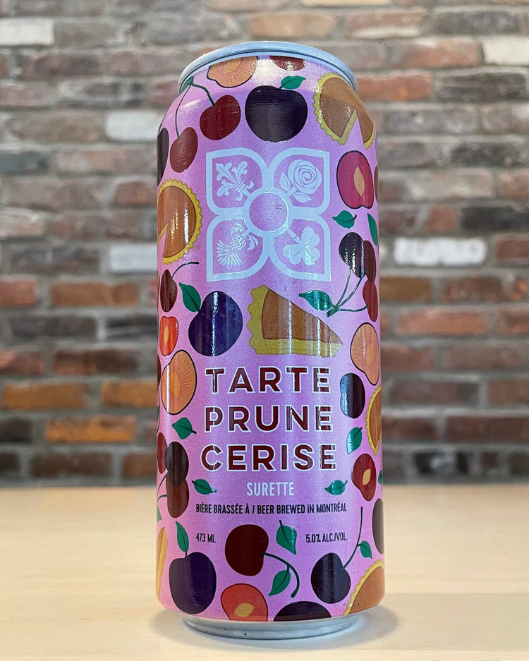 Tarte Prune Cerise - Sûre - 4 Origines - Beau Dégât Bièrerie de Quartier