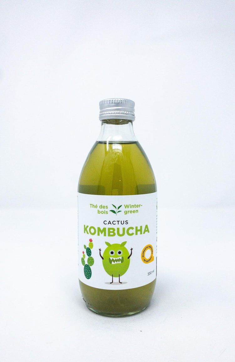 Thé des bois (330 ml) - Kombucha - Cactus Kombucha - Beau Dégât Bièrerie de Quartier