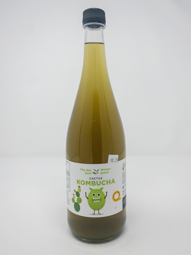 Thé des bois (750 ml) - Kombucha - Cactus Kombucha - Beau Dégât Bièrerie de Quartier