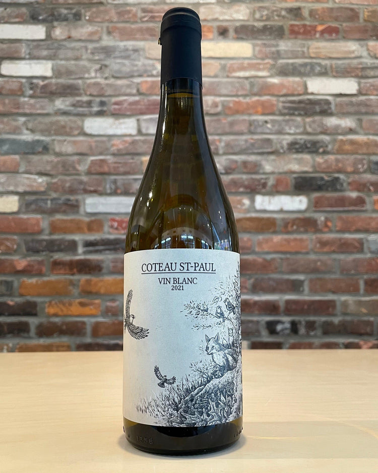 Vin Blanc 2021 (Coteau St-Paul) - Blanc - Vignoble et Cidrerie Coteau St-Paul - Beau Dégât Bièrerie de Quartier