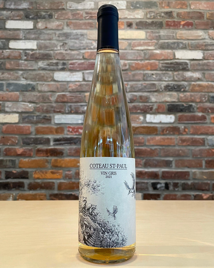 Vin Gris 2021 (Coteau St-Paul) - Blanc - Vignoble et Cidrerie Coteau St-Paul - Beau Dégât Bièrerie de Quartier