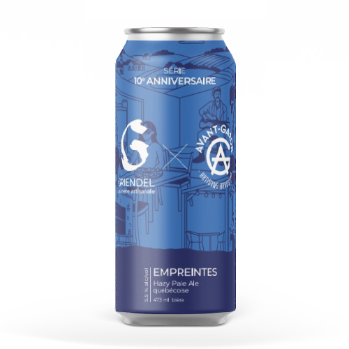 Canette d'Empreintes, hazy pale ale de Griendel