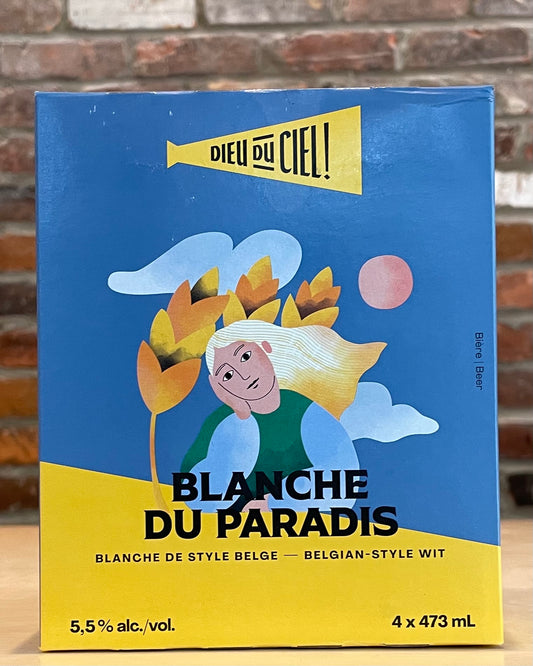 Dieu Du Ciel. Blanche Du Paradis (4 pack) - Beau Dégât