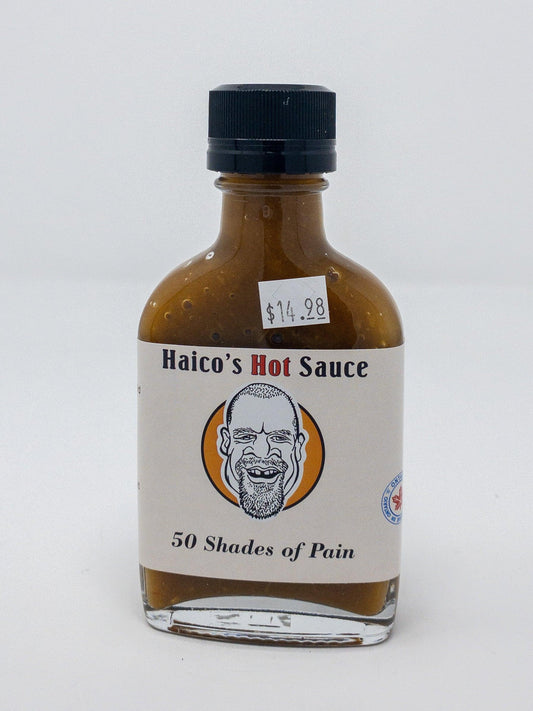 50 Shades of Pain - Sauce Piquante - Haico’s Hot Sauce - Beau Dégât Bièrerie de Quartier