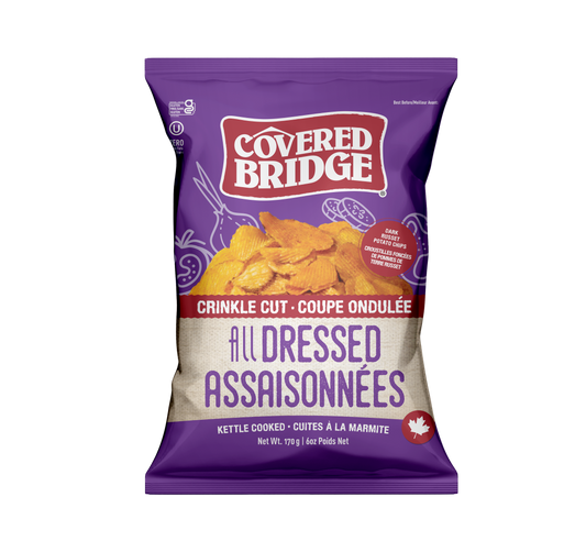 Chips Assaisonnées Coupe Ondulée — Covered Bridge