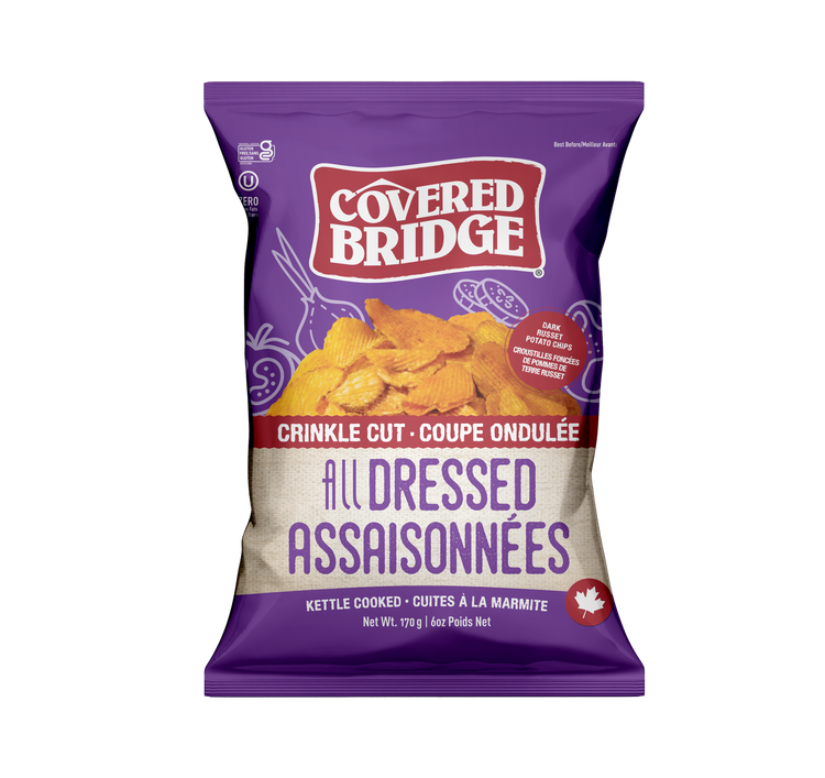 Chips Assaisonnées Coupe Ondulée — Covered Bridge