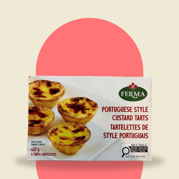Tartelettes à la crème de style portugais x 6