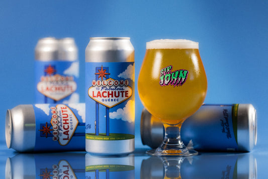 Canette de Welcome to Fabulous Lachute, West Coast IPA de la Brasserie Sir John