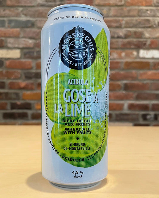 Acidula Gose à la Lime - Sûre - MonsRegius - Beau Dégât Bièrerie de Quartier