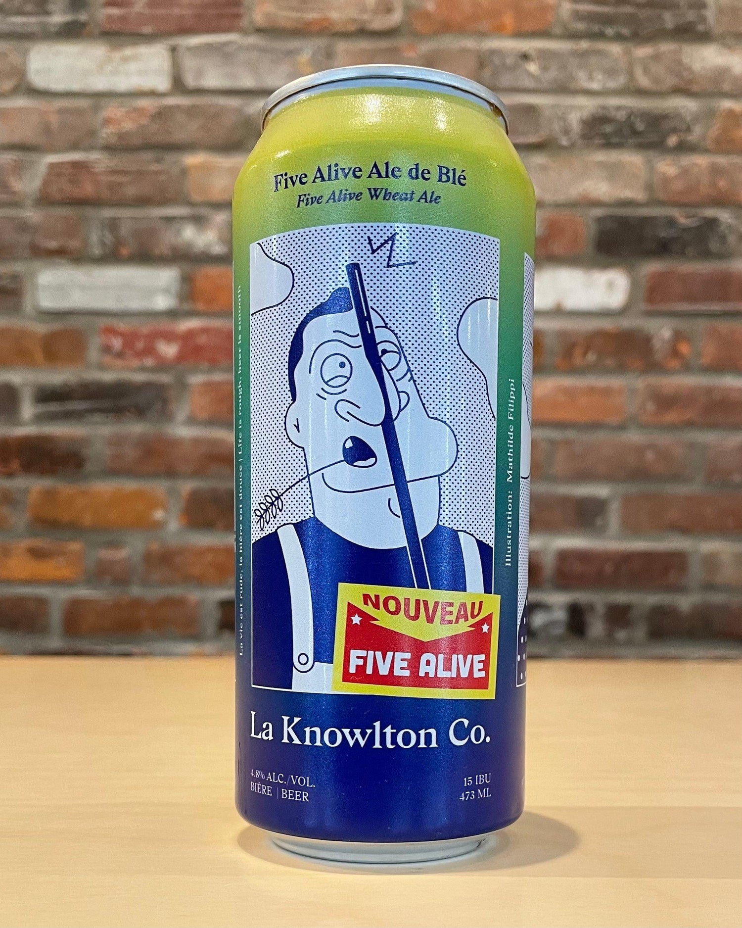 Ale de Blé Five Alive - Soif - La Knowlton Co - Beau Dégât Bièrerie de Quartier