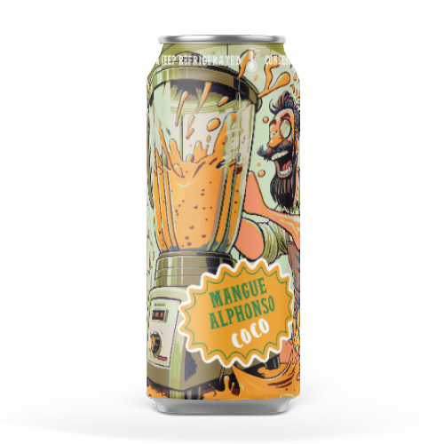 Canette de Brew Juice Alphonso Coco, smoothie sour de BreWskey