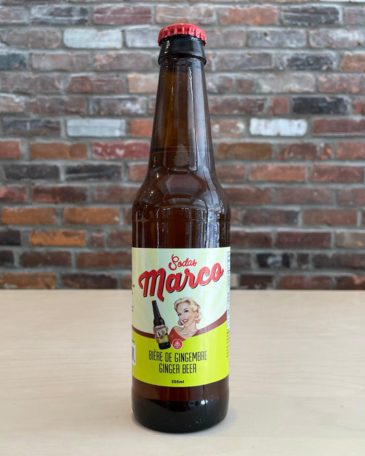 Bière de Gingembre - Sans Alcool - Sodas Marco - Beau Dégât Bièrerie de Quartier