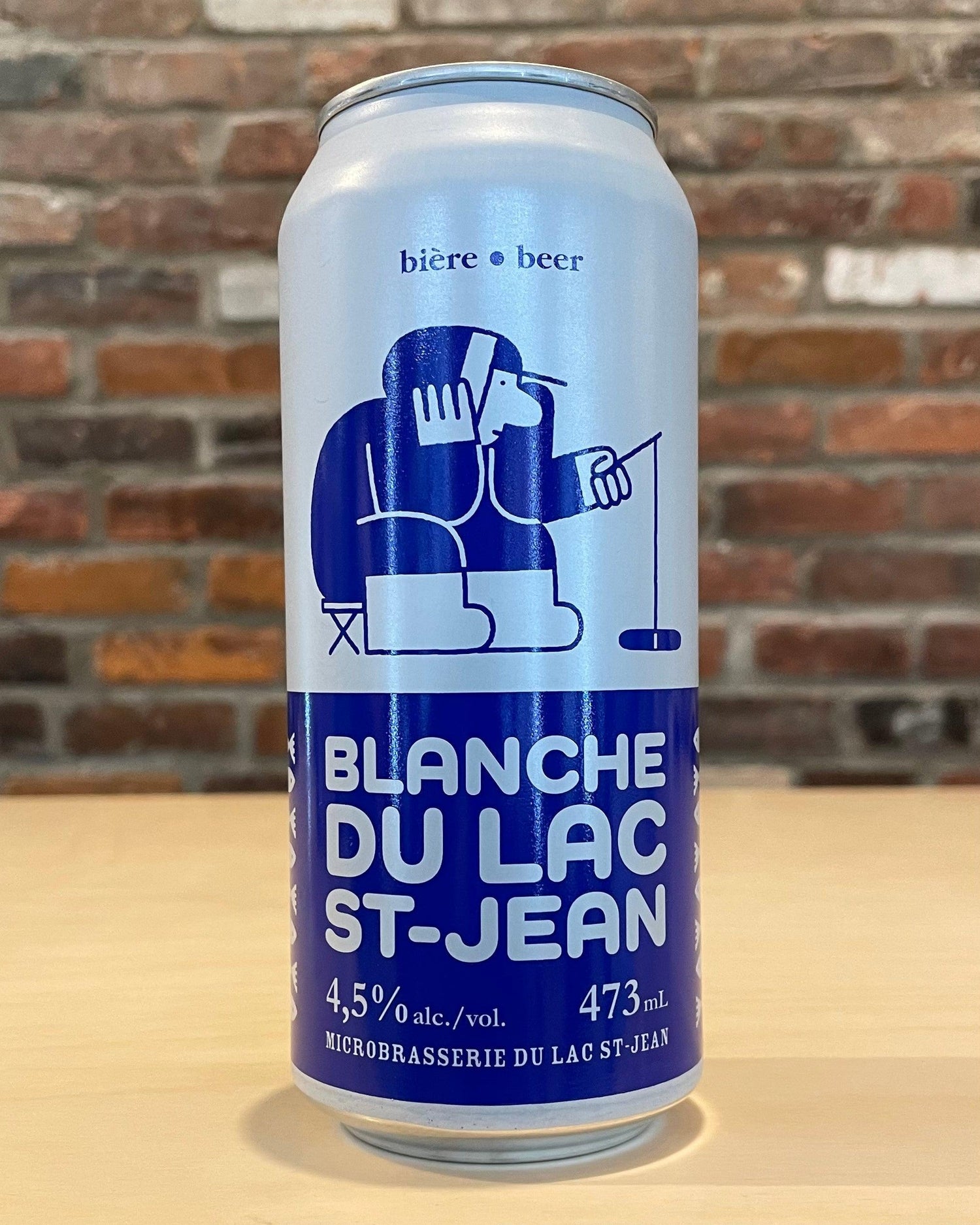 Blanche Du Lac St-Jean - Blanche - Microbrasserie Du Lac Saint-Jean - Beau Dégât Bièrerie de Quartier