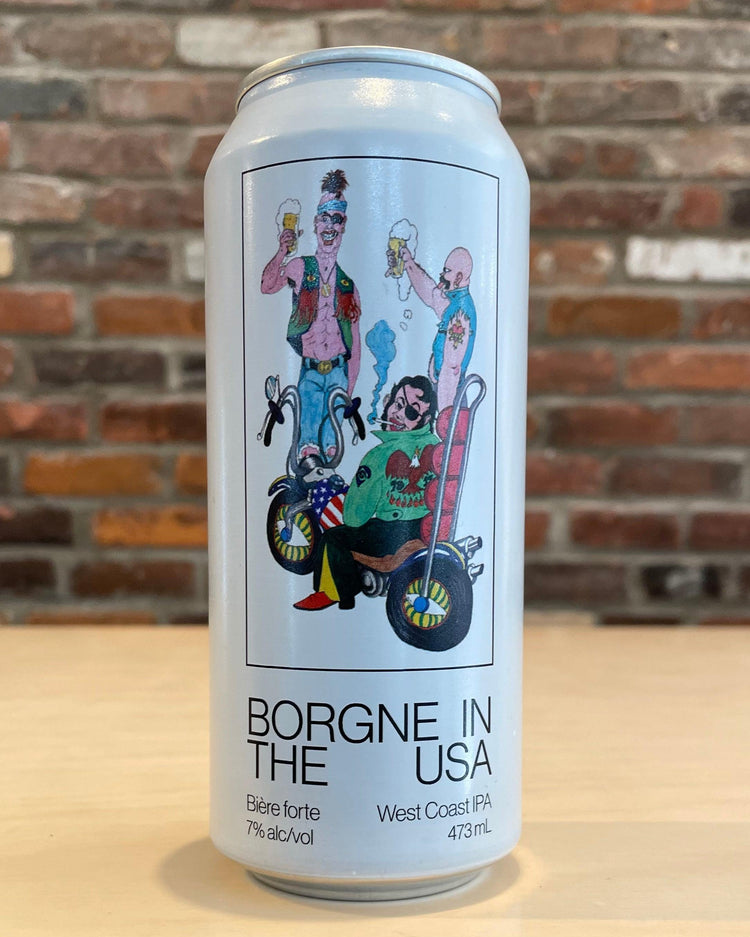 Borgne in the USA - Houblonnée - Dispensaire Microbrasserie - Beau Dégât Bièrerie de Quartier