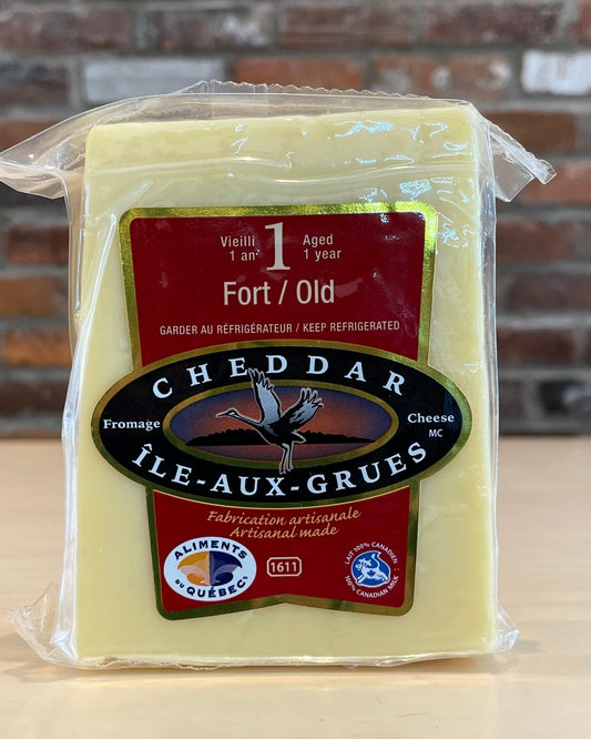 Cheddar Fort De L’île-Aux-Grues - Fromage - L’île-Aux-Grues - Beau Dégât Bièrerie de Quartier