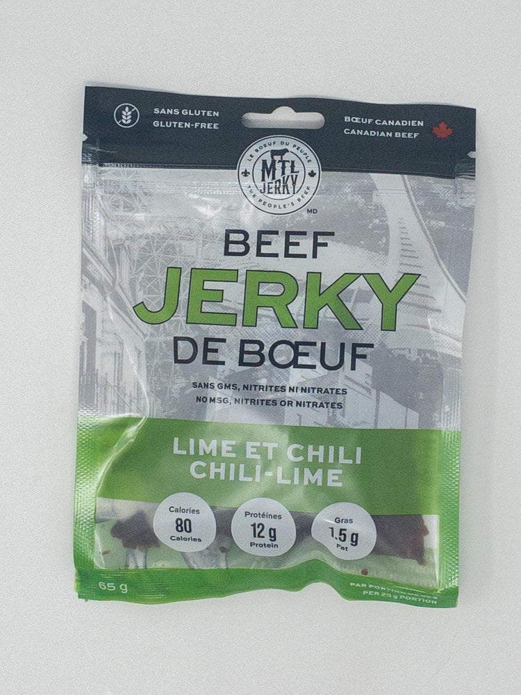 Chili Lime - Prêt à Manger - MTL Jerky - Beau Dégât Bièrerie de Quartier