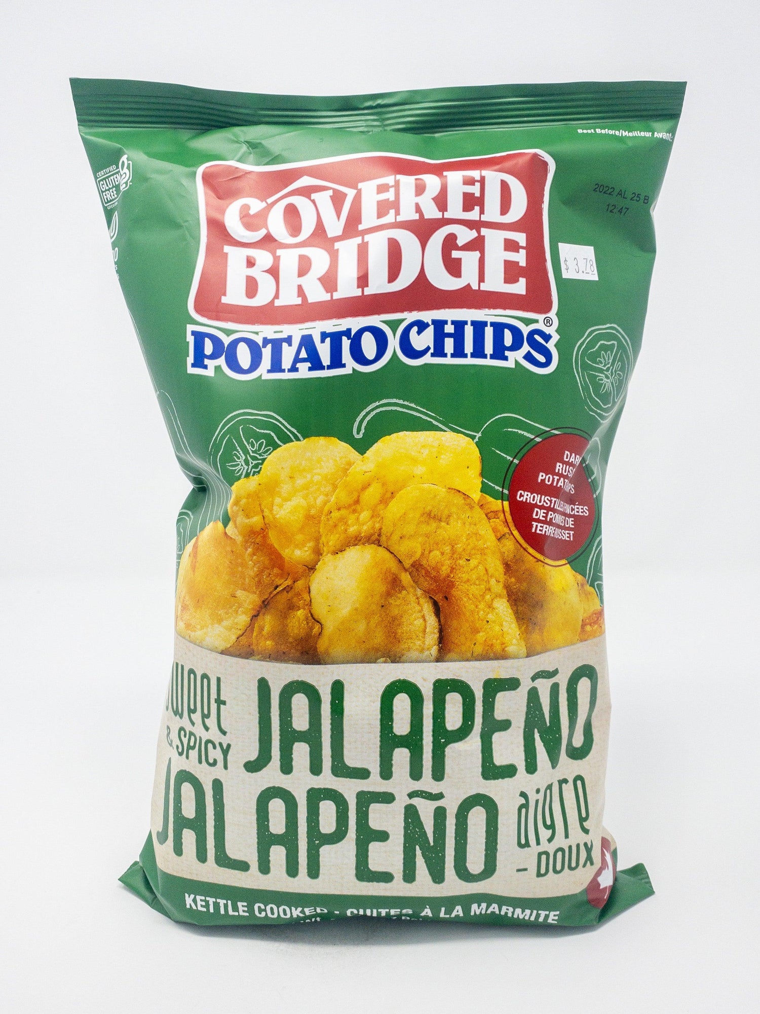 Chips Jalapeno - Snack - Covered Bridge - Beau Dégât Bièrerie de Quartier