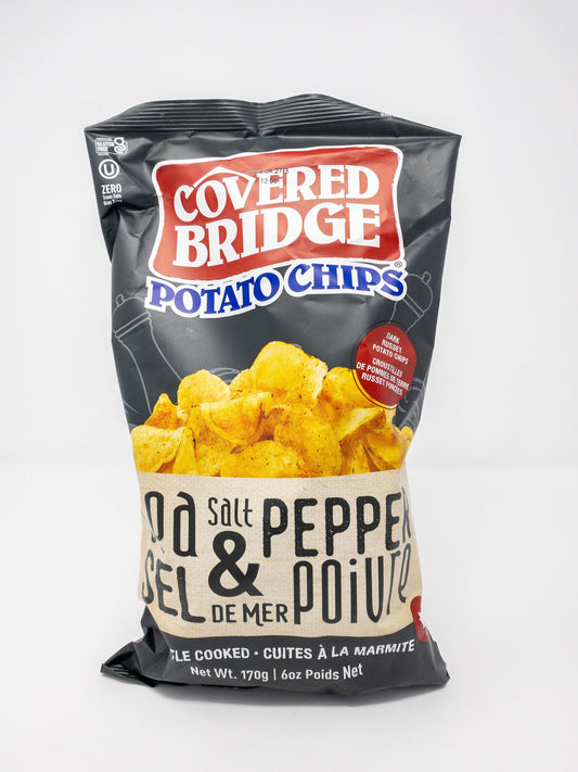 Chips Sel de Mer Poivre - Snack - Covered Bridge - Beau Dégât Bièrerie de Quartier