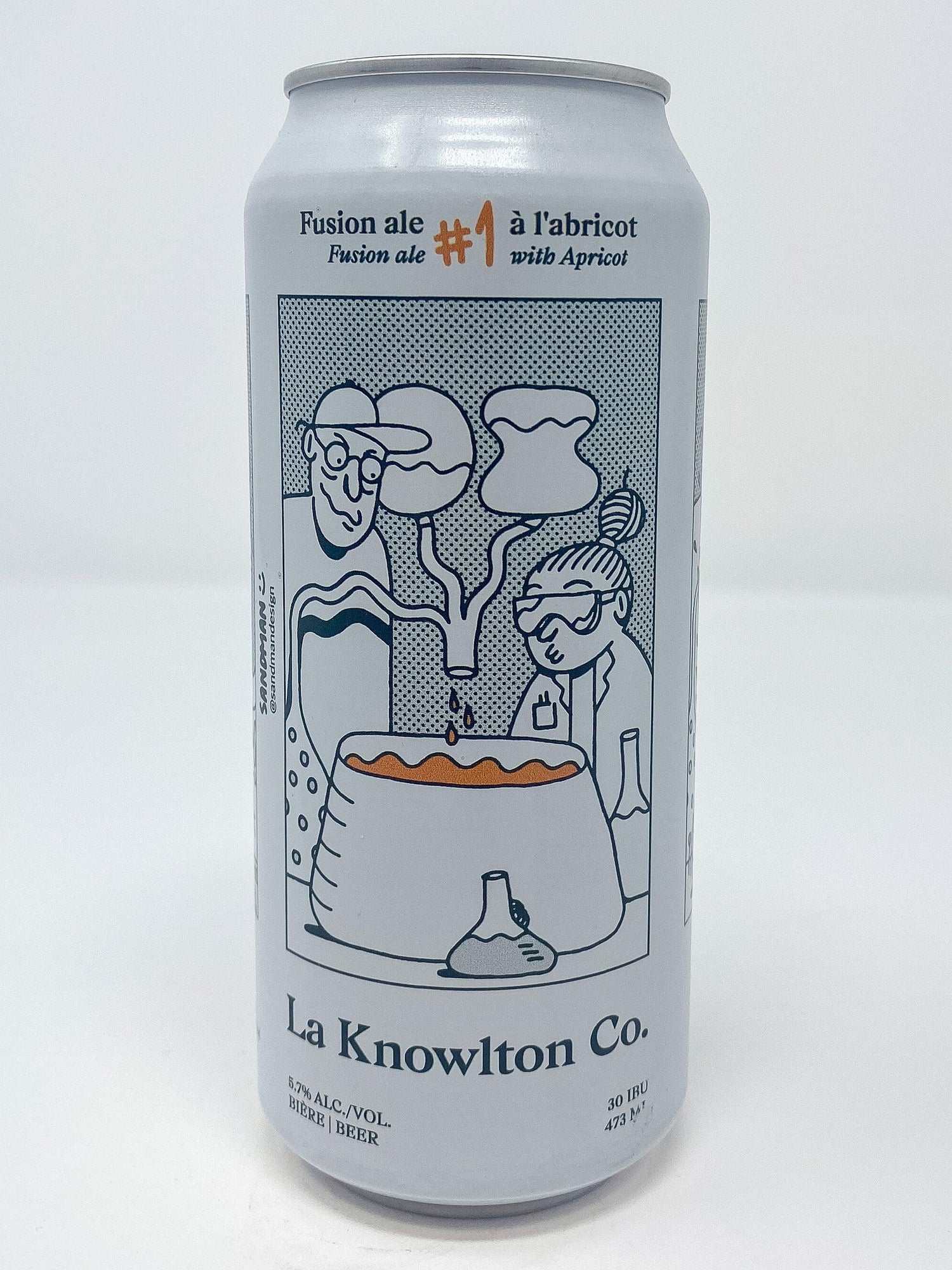 Fusion Ale à l'Abricot - Soif - La Knowlton Co - Beau Dégât Bièrerie de Quartier