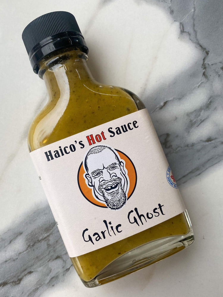Garlic Ghost - Sauce Piquante - Haico’s Hot Sauce - Beau Dégât Bièrerie de Quartier