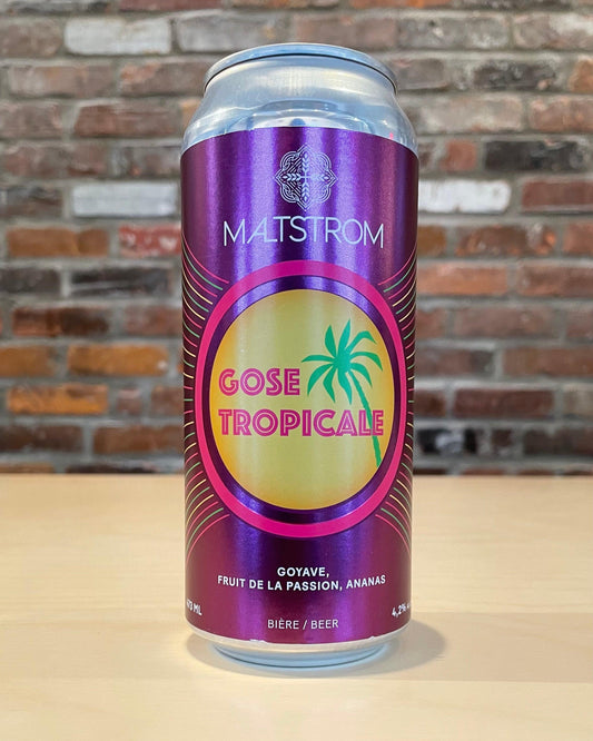 Gose Tropicale - Sûre - Maltstrom - Beau Dégât Bièrerie de Quartier