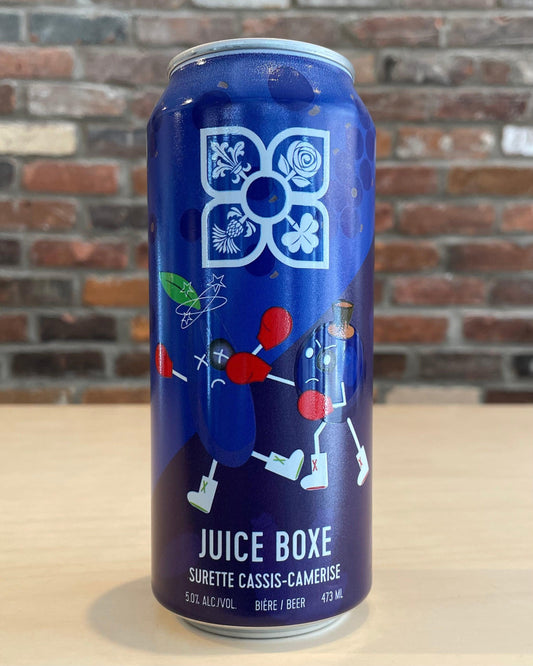 Juice Box: Cassis - Camerise - Sûre - 4 Origines - Beau Dégât Bièrerie de Quartier