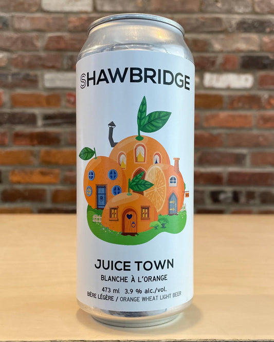 Juice Town - Blanche - Microbrasserie Shawbridge - Beau Dégât Bièrerie de Quartier