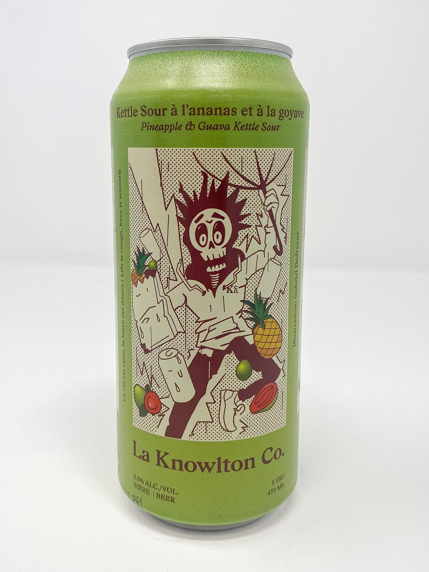 Kettle Sour Ananas & Goyave - Sûre - La Knowlton Co - Beau Dégât Bièrerie de Quartier