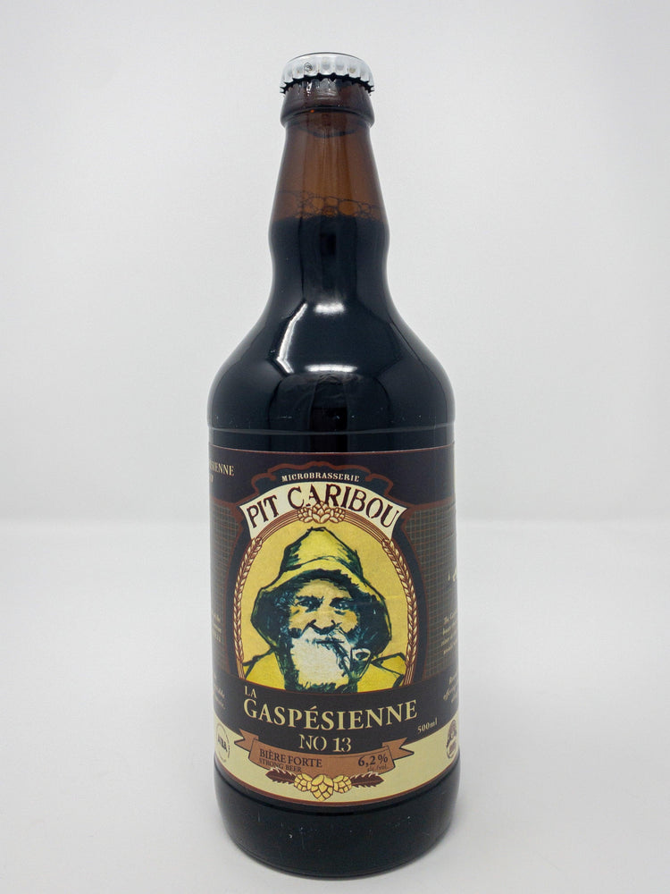 La Gaspésienne no. 13 (bouteille) - Noire - Microbrasserie Pit Caribou - Beau Dégât Bièrerie de Quartier