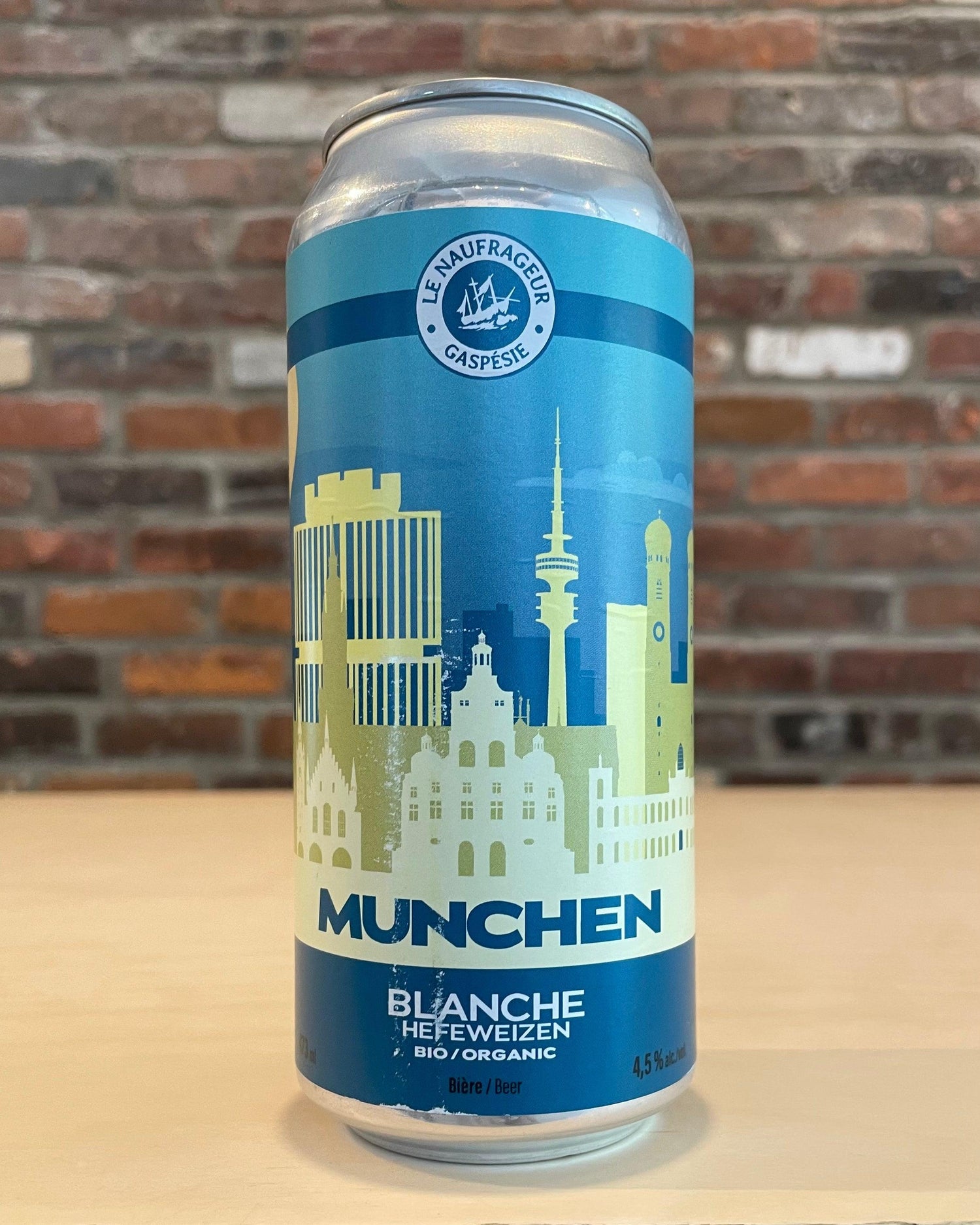 Munchen BIO - Blanche - Le Naufrageur - Beau Dégât Bièrerie de Quartier