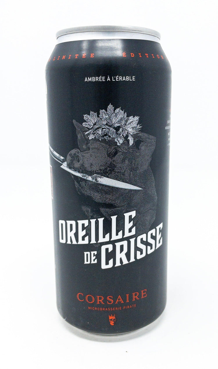 Oreille De Crisse - Ambrée - Corsaire Microbrasserie - Beau Dégât Bièrerie de Quartier