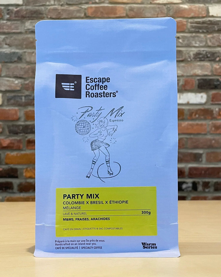 Party Mix Espresso - Coffee - Escape Coffee Roasters - Beau Dégât Bièrerie de Quartier