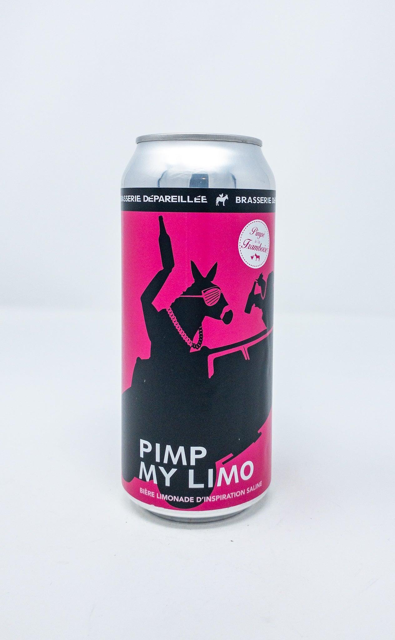 Pimp My Limo - Pimpé à la Framboise - Sure - Brasserie Dépareillée - Beau Dégât Bièrerie de Quartier